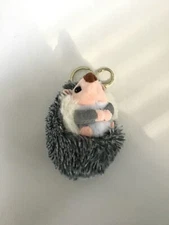 NEW Cute Hedgehog Plush Keychain Anime Bag Pendant Plush Bag Key Ring Gift