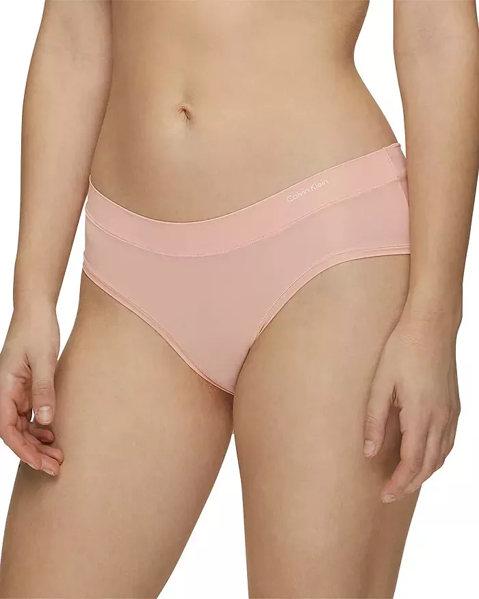 Calvin Klein One Size High Waist Hipster Panty Womens XS-XL Nude QD3863 200