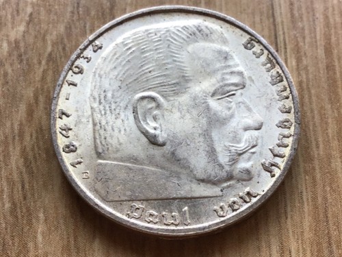 2 Reichsmark Hindenburg 1936 - 1939 J.366 Silber - 第 47/76 張圖片