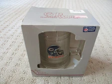 Classic Great American Products Glass Pewter Logo Chicago Bears Stein