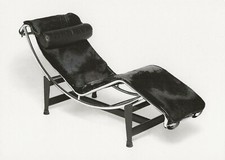 CARTOLINA Le Corbusier (Charles-Eduard Jeanneret-Gris) Chaise Lounge 1928 come nuova