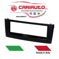 Mascherina Radio Fiat Grande Punto Adattatore Stereo Nero ISO Made in Italy