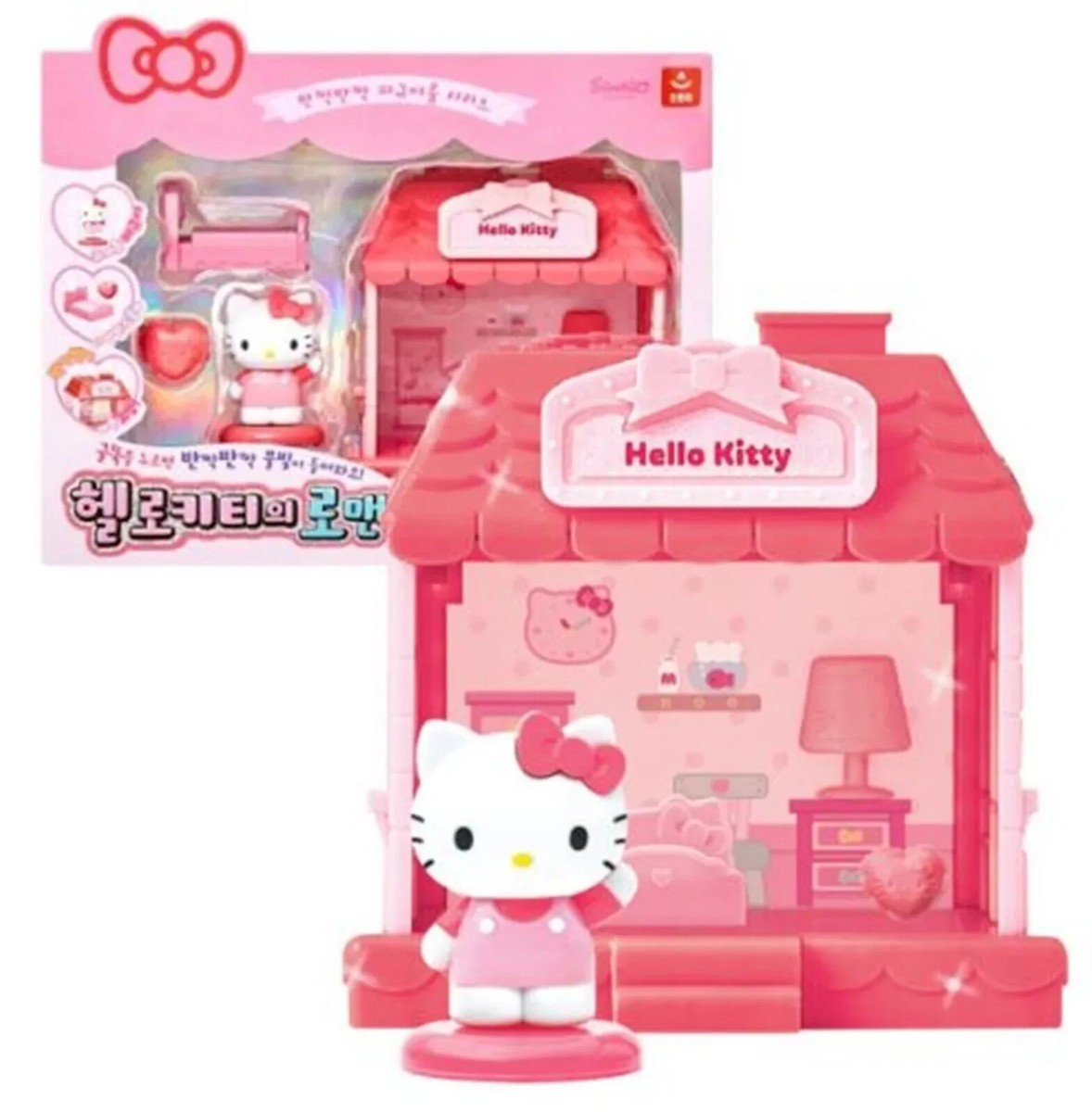 Sanrio Characters HELLO KITTY Figure House Room Romantic BedRoom