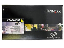 New Lexmark X746A4YG Yellow Toner Cartridge X746, X748
