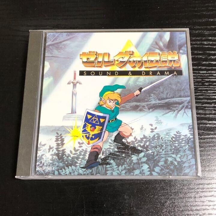 The Legend of Zelda Sound & Drama shigeru Miyamoto CD Spine Card