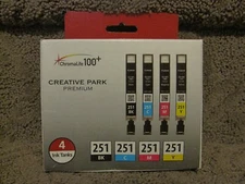 Canon CLI-251 C/M/Y/K Ink Cartridges Genuine New CLI251 250 251