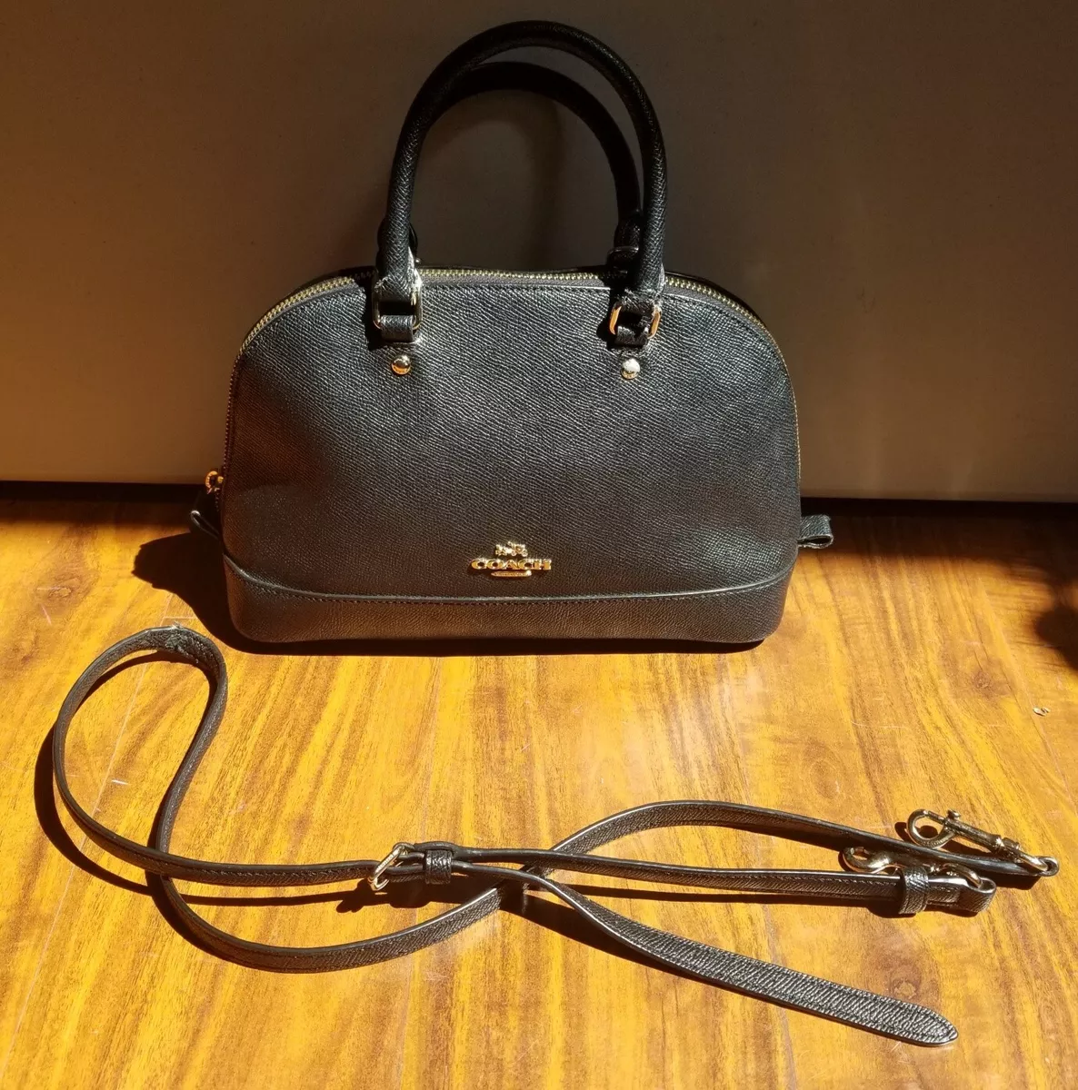 Coach Mini Sierra Satchel in Crossgrain Leather