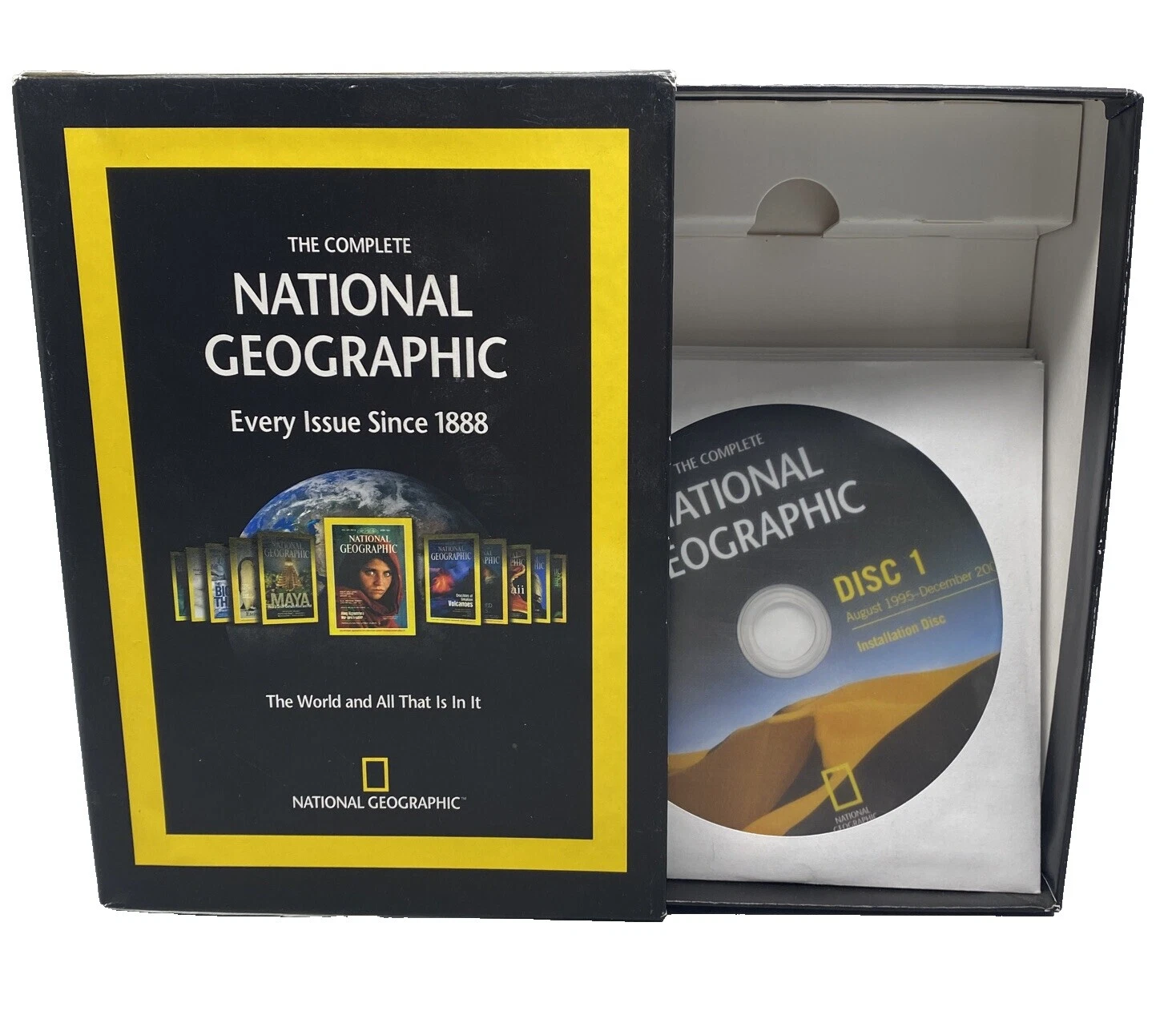 Software de computadora National Geographic DVD