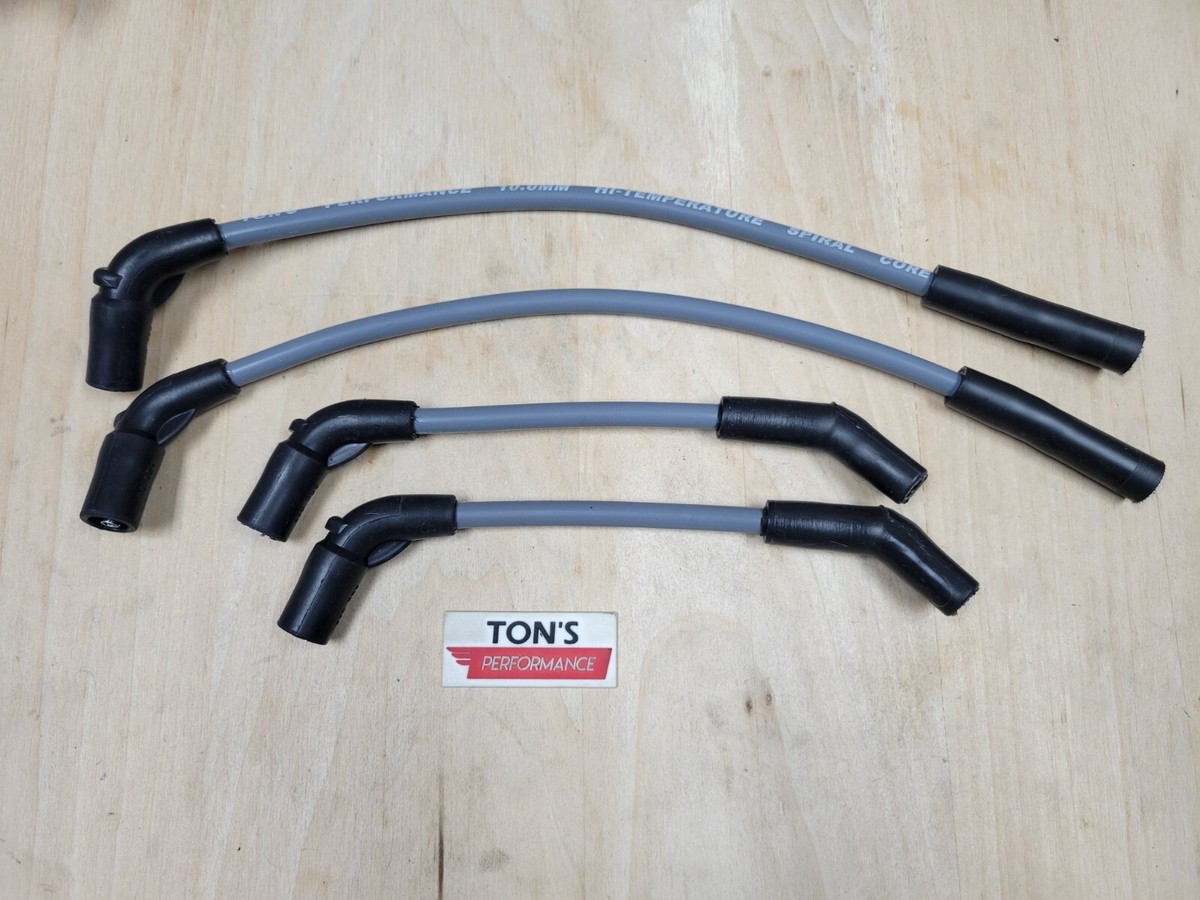 ハーレーダビッドソン 10mm Ton's Spark plug wires Gray Silicone 2018-2023 Harley