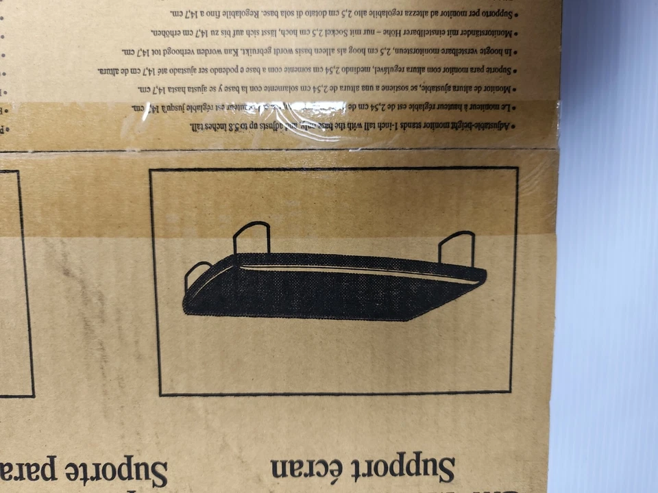 3m Adjustable Height Monitor Stand, 12 x 15 x 1-5 7/8, Black/Silver (MMMMS80B) - Image 3 of 4