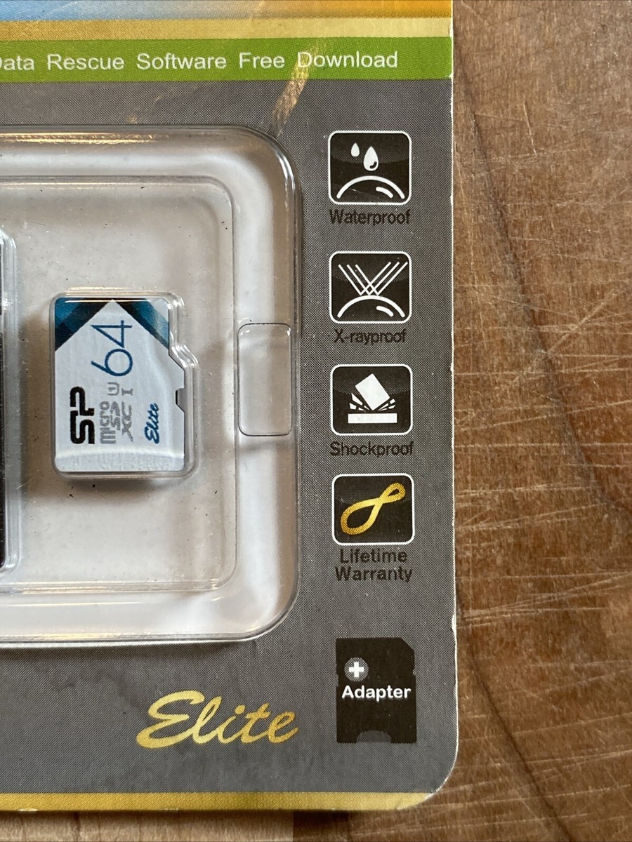 Silicon Power 64 GB MicroSDHC Speicherkarte – UHS-I, Class 10, Mit Adapter, Perfekt Für Smartphones, Kameras & Nintendo Switch