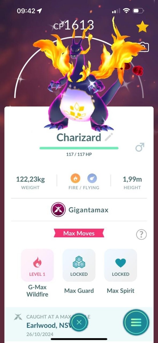 Pokémon Go - Shiny Gigantamax Charizard - Trade 20k Dust - Foto 11