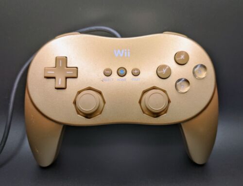 Nintendo Wii Classic Pro Controller, Limited Gold, Goldeneye 007, RVL-005 (-02) - Picture 9 of 9
