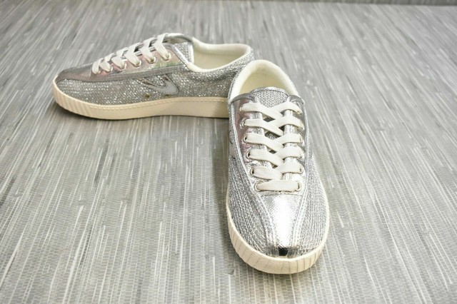 tretorn metallic sneakers