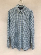    Mens Tommy Hilfiger Cotton Long Sleeve Check Print Casual Shirt Top Size M