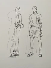 fashion illustration - Original Sketch