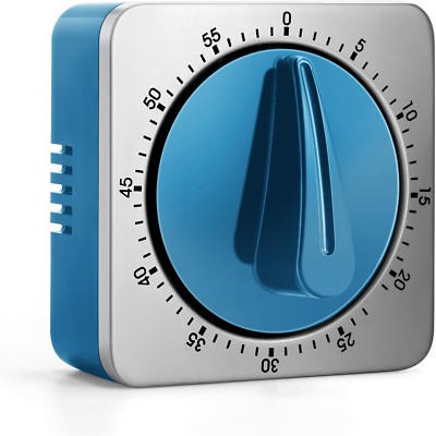 Kitchen Timers for Cooking, Chef Cooking Timer Clock with Loud Alarm,100% Mechan
