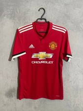 Lukaku Manchester United Home football shirt 2017 - 2018 Red Adidas Men Size M
