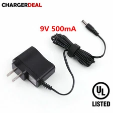 9V 500mA AC/DC Power Adapter Charger for Electronic Keyboard D’Addario PW-CT-9V