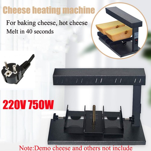 220V 750W Raclette Cheese Melter Electric Half Wheel Dry Hot Warming Table Grill - Picture 11 of 11
