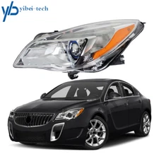 Halogen Headlight For 2014-17 Buick Regal Left Driver Side Replacement Headlamp