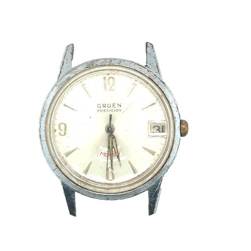 Gruen Watch Mother of Pearl Face‎ Gold Tone Womens Stainless Jewel Needs Battery Gruen Swiss Diamond Bezel Gold Tone Mother of Pearl Dial  main image 3