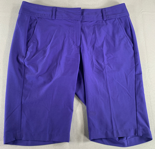 Pebble Beach Vintage Shorts 10 Hasbro Golf Purple Blue Blurple Polyester Flat