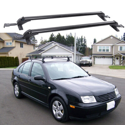 Car Roof Rack Cross Bar Luggage Carrier Aluminum For VW Golf MK4