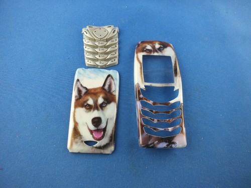 Front Back Cover Tastatur Matte Nokia 6100 Gehäuse Handy Schale Wolf Facade case - 第 1/10 張圖片