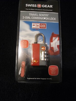 TSA-Approved Travel Sentry Combination Luggage Lock with Resettable Combo 