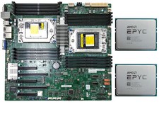 AMD EPYC 7742 CPU 2 Supermicro H11DSI 64Core 128Thread l3 256MB 2.25Ghz 225W SP3