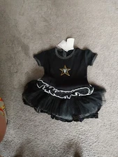 Two Feet Ahead NCAA Vanderbilt Baby Pin Dot Tutu Dress, 4T