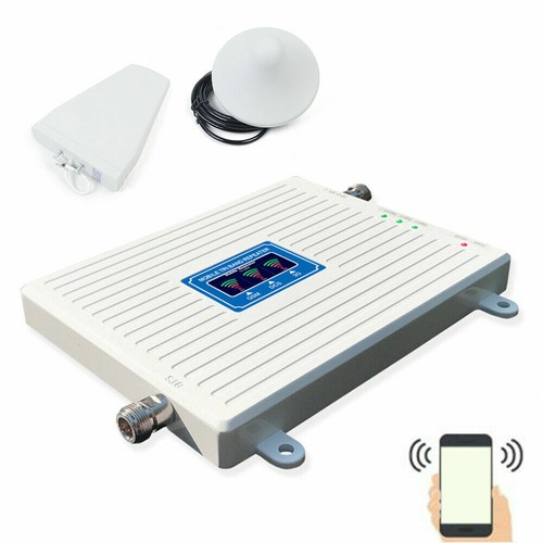 Repeater 900/1800/2100 3G 4G Signal Booster phone Amplifier Kit GSM DCS Tri Band - Photo 4 sur 11