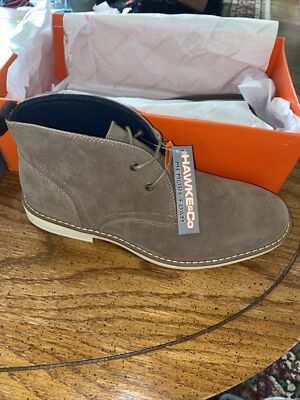 Hawke & Co Boots Mens 9 Gray Suede Mojave Chukka Desert Style Memory Foam Casual Hawke & Co | Shoes | Hawke Co Memory Foam Mojave Chukka Mens  main image 2