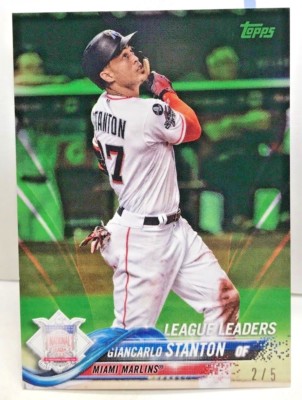 Giancarlo Stanton 2018 Topps Auf Demand Mini Ll #64 - Grün Parallel #' D 2/5