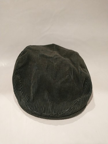 Cappello vintage anni 60 Happy Cappers golf velluto a coste secchiello newsboy RARO verde oliva M-L - Foto 8 di 11