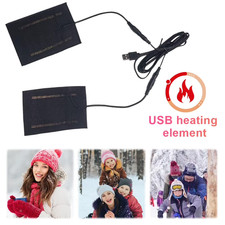 Scaldapiedi Elettrico Pantofole Doppi Piedi Ricarica USB Cuscinetti Caldi per Pi