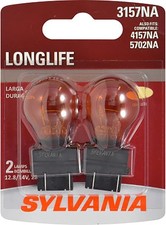 Sylvania Longlife 3157na 4157na 28.5w Two Bulb Rear Turn Signal Replace Lamp Fit