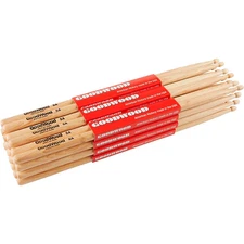 Goodwood 12-Pack Drum Sticks 5A Wood