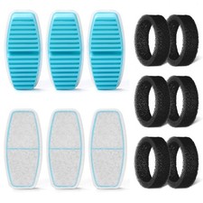 Cat Water Fountain Filters: 12 Cat Fountain Replacement Filter for FOFNON Pet...