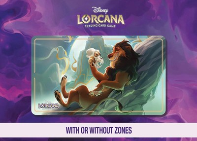 Disney Lorcana Playmat - The Lion King   Scar - Enchanted - Fabled Set 9 - TCG 