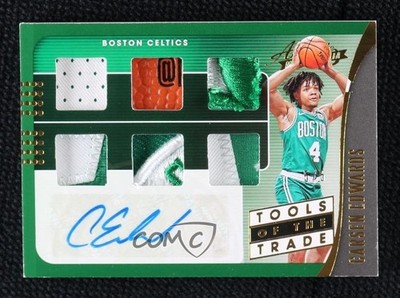 2019 Panini Absolute Memorabilia Level 4 5/5 Carsen Edwards Rookie Auto RC 9l4