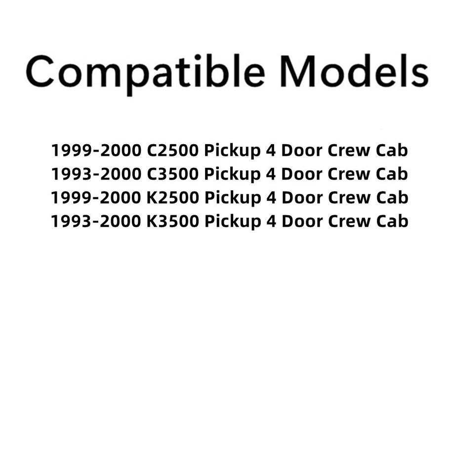 Fits 93-00 Chevy & GMC C/K 2500 3500 Pickup Driver Left Rear Door Window Glass - Изображение 2 из 4