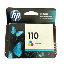 Genuine HP 110 Tricolor Printer Ink Cartridge Color CB304AN - Sealed Exp 2013