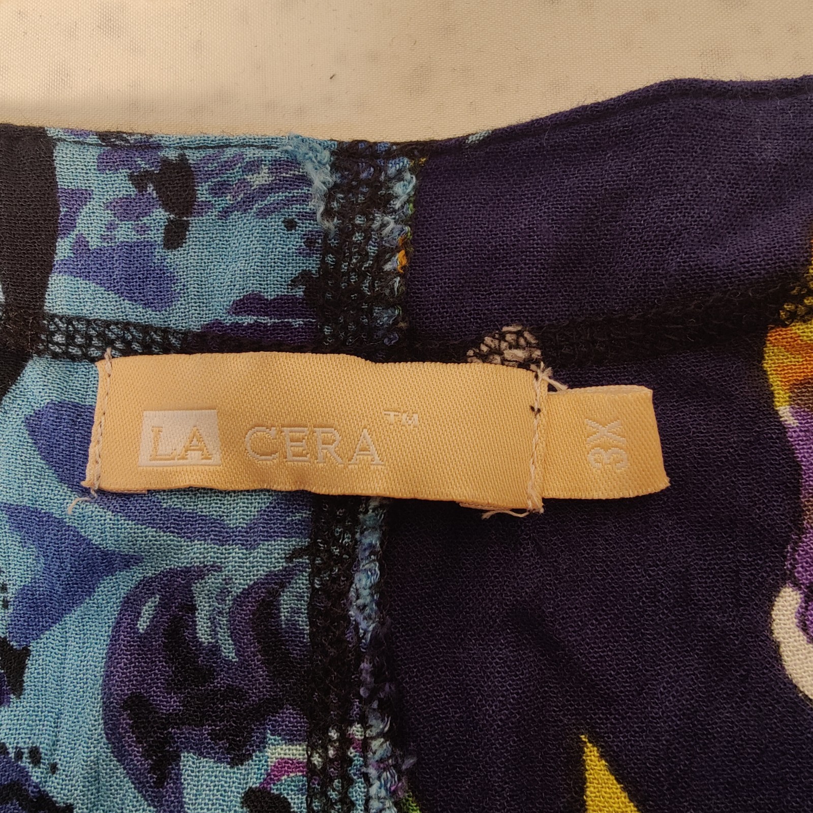 LA Cera patchwork dress with pockets button Up si… - image 15