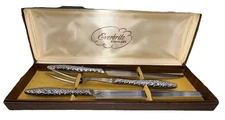 Vintage Everbrite Carving Set In Original Box - INCREDIBLE CONDITION!