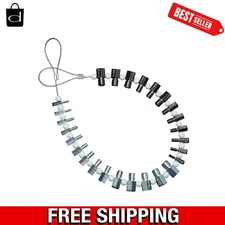 Easy-to-Use 26 Gauge Nut & Bolt Thread Checker - Alloy Steel Precision Set