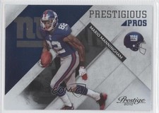 2010 Playoff Prestige Prestigious Pros Blue Mario Manningham #31 0c4