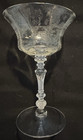 1 Cambridge Crystal Rose Point Liquor Cocktail Stemmed (#3500) Glass 6 1/2" Tall — photo 1