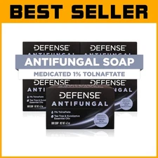 Defense Antifungal Soap 5-Pack - Essential Fungal Infection Treatment for Adults
